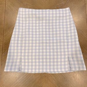 Blue and white Brandy skirt